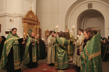 Полиелей в честь прп. Евфросинии Полиелей в честь прп. Евфросинии